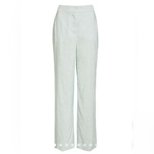 Judith & Charles Quinn Linen Blend Pants Mint Green Size 10